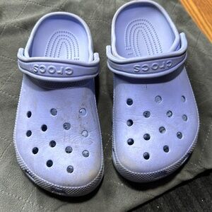 Crocs Crush Purple Platform Shoes Rubber Slip-On Classic